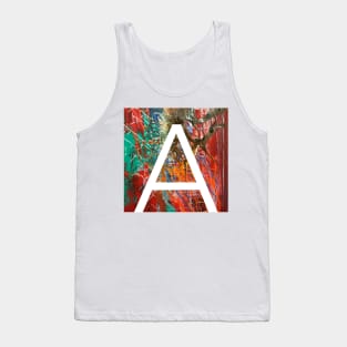 Alphabeth, letter A Tank Top